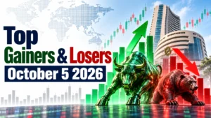 Top Gainers & Losers, October 5, 2026 at 12:00 PM IST: Tata Motors Passenger Vehicles Leads Gainers