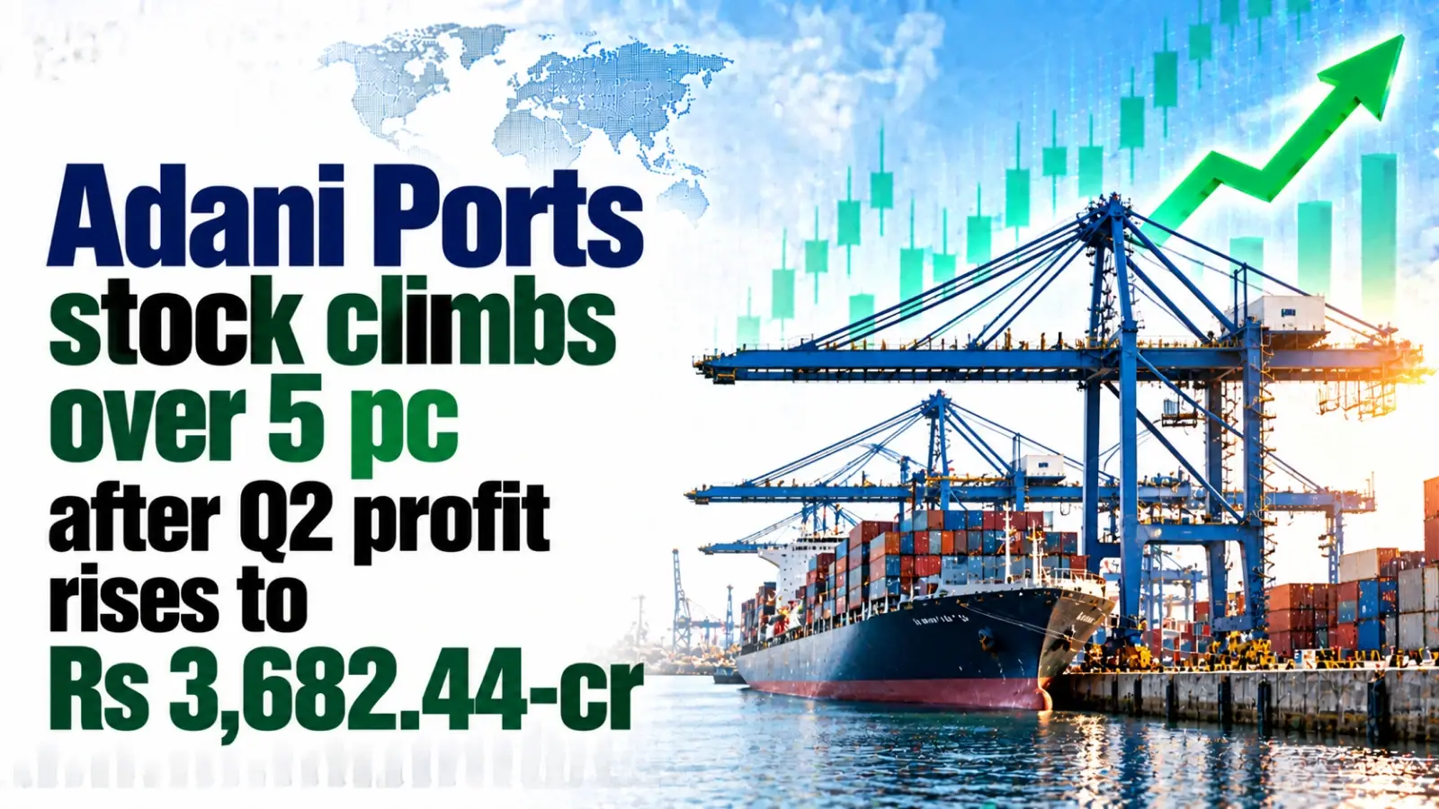 Adani Ports Stock Climbs Over 5% After Q2 Profit Rises to Rs 3,682.44-Cr