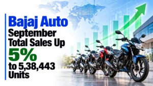 Bajaj Auto September Total Sales Up 5% to 5,38,443 Units