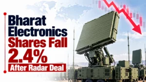 Bharat Electronics Shares Fall 2.4% After Radar Deal