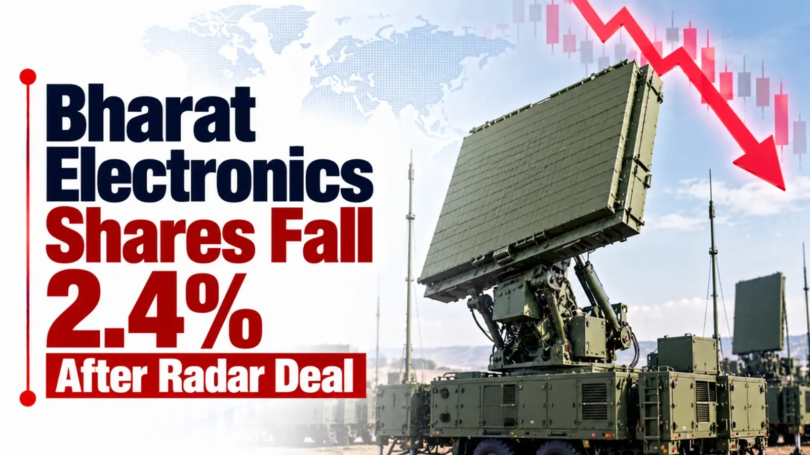 Bharat Electronics Shares Fall 2.4% After Radar Deal
