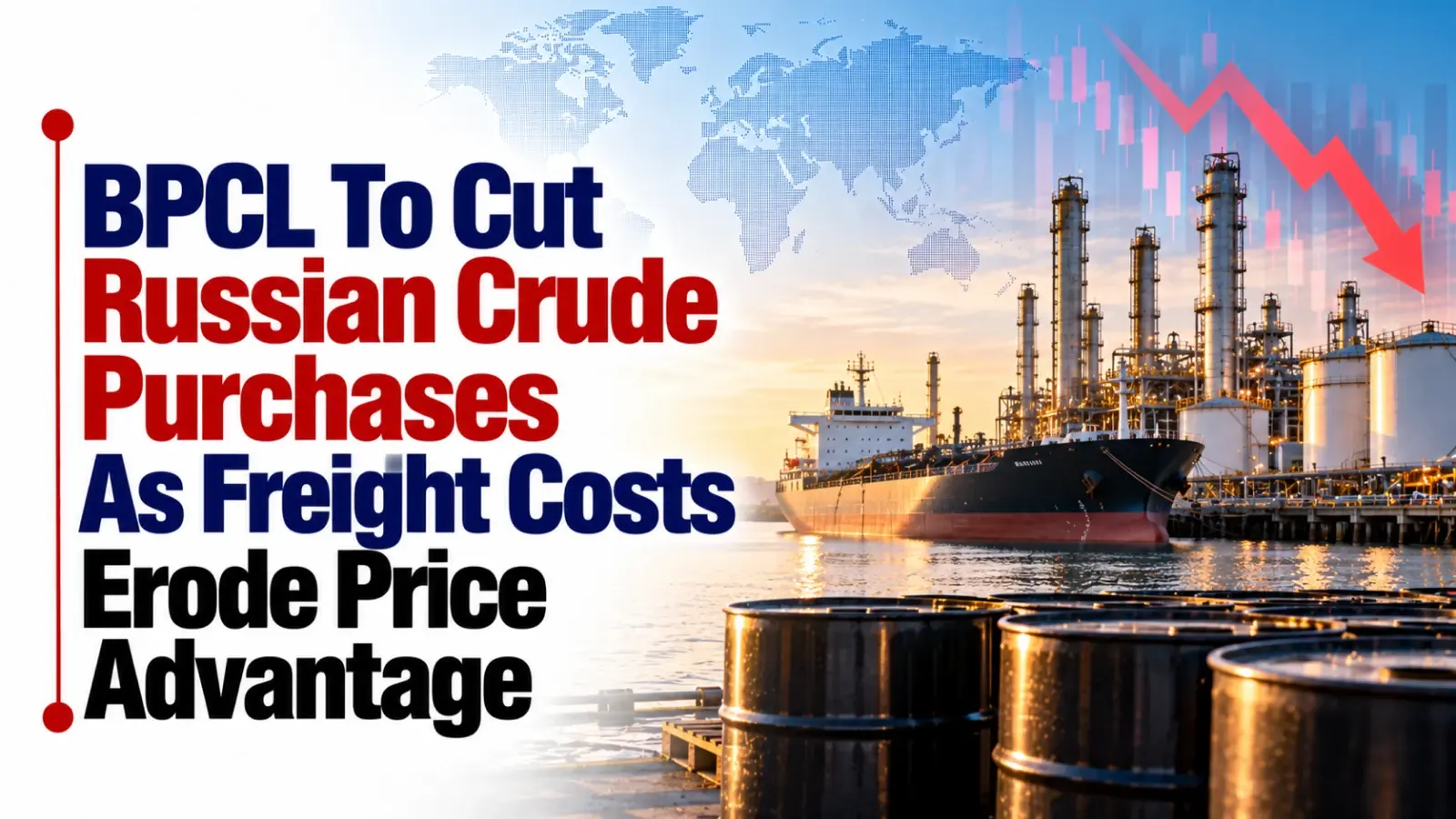 BPCL To Cut Russian Crude Purchases As Freight Costs Erode Price Advantage