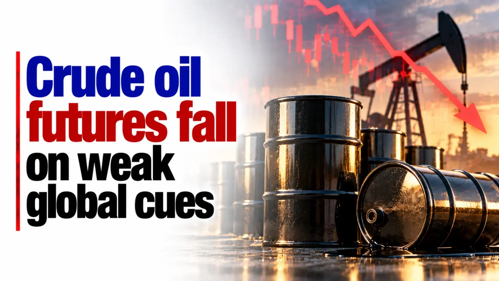 Crude Oil Futures Fall on Weak Global Cues