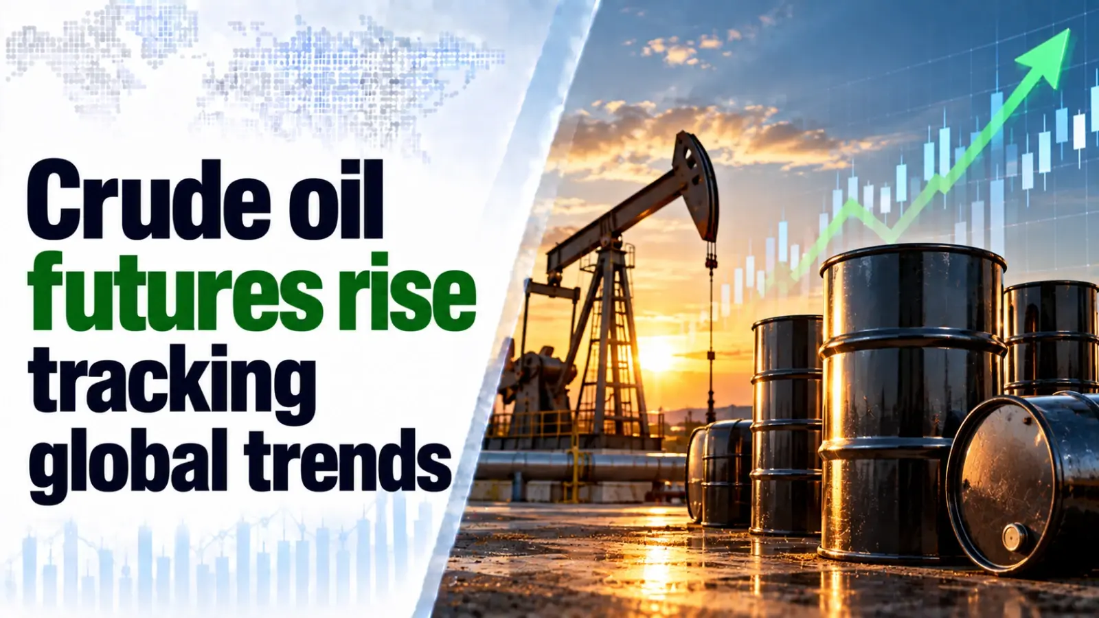 Crude Oil Futures Rise Tracking Global Trends