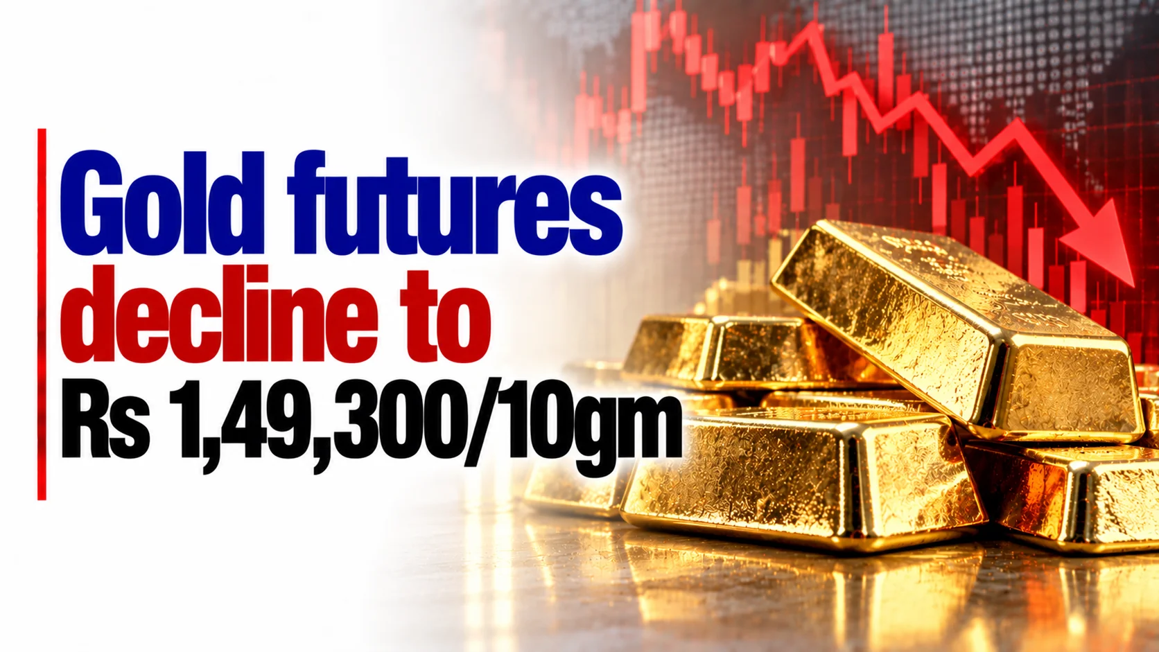 Gold Futures Decline to Rs 1,49,300/10gm