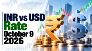 INR vs USD Rate, October 9, 2026: Rupee Rises 16 Paise To Close at 96.72 Against US Dollar
