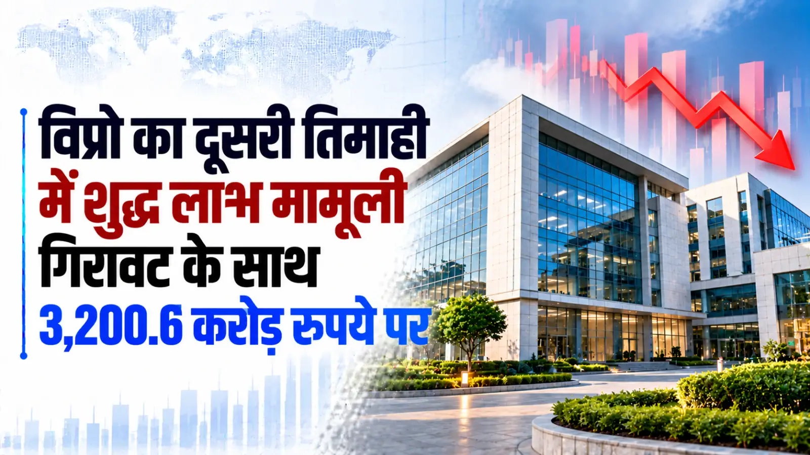 विप्रो का दूसरी तिमाही में शुद्ध लाभ मामूली गिरावट के साथ 3,200.6 करोड़ रुपये पर