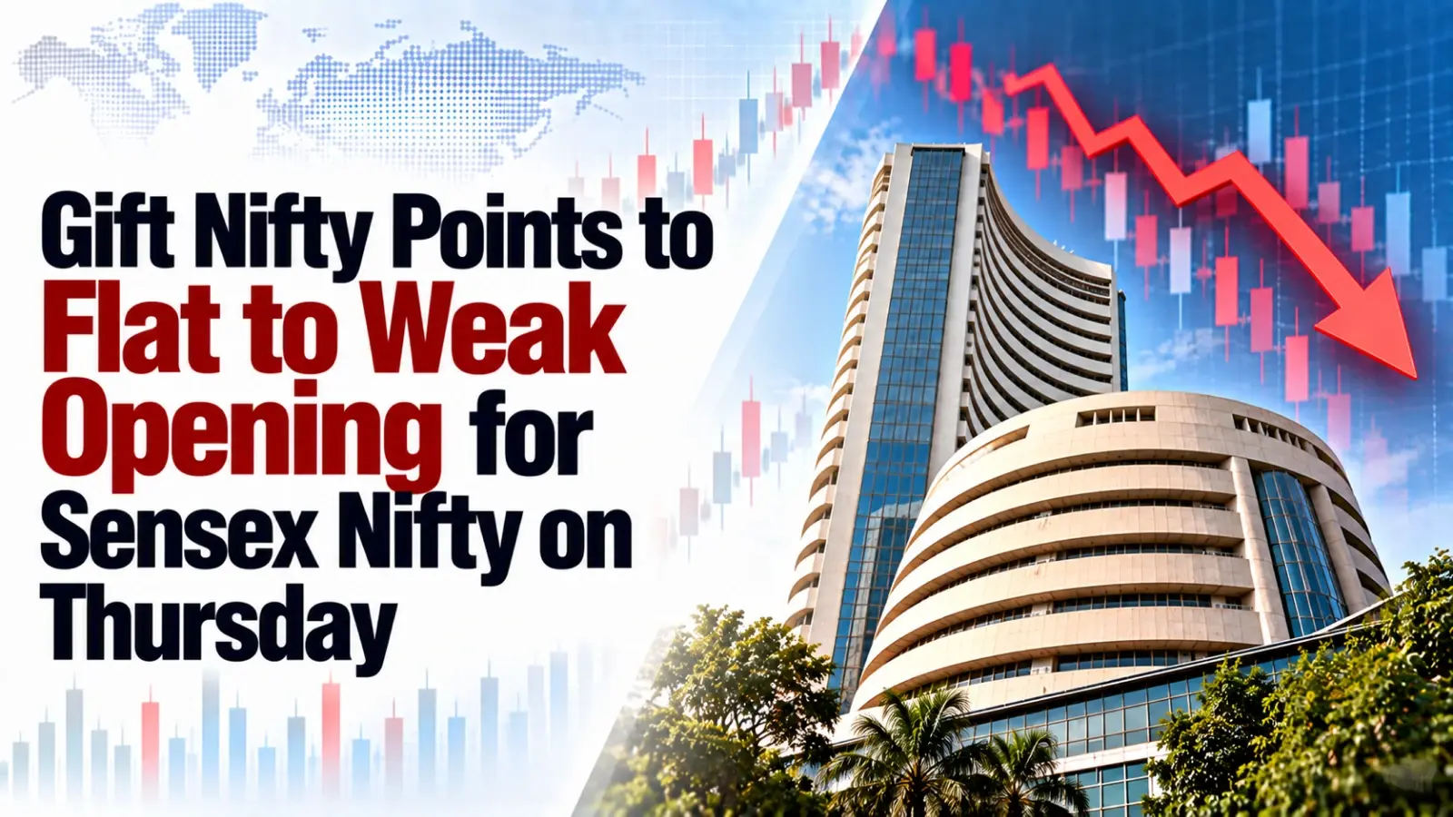Gift Nifty Points to Flat to Weak Opening for Sensex, Nifty on Thursday