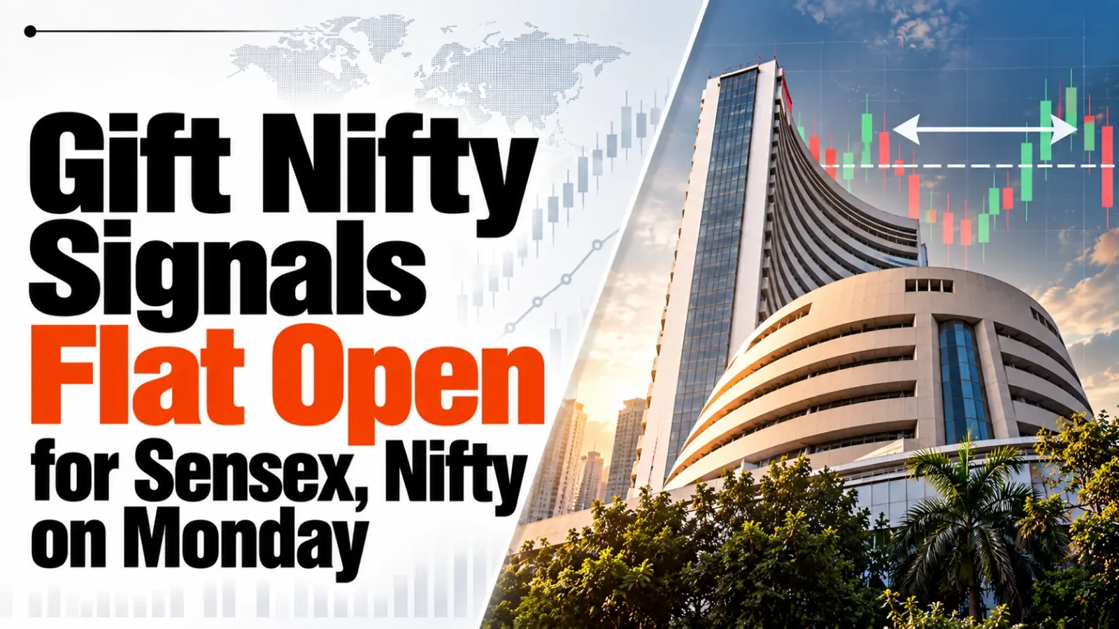 Gift Nifty Signals Flat Open for Sensex, Nifty on Monday