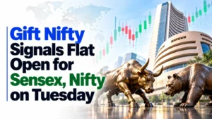 Gift Nifty Signals Flat Open for Sensex, Nifty on Tuesday