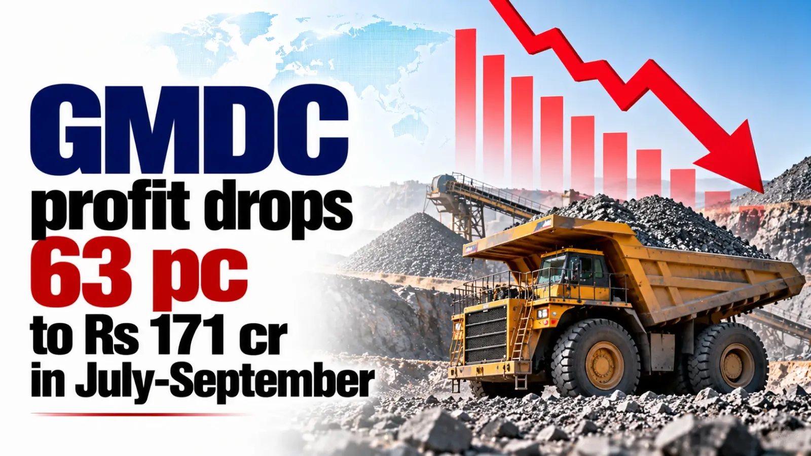 GMDC Profit Drops 63% to Rs 171 Cr in July-September