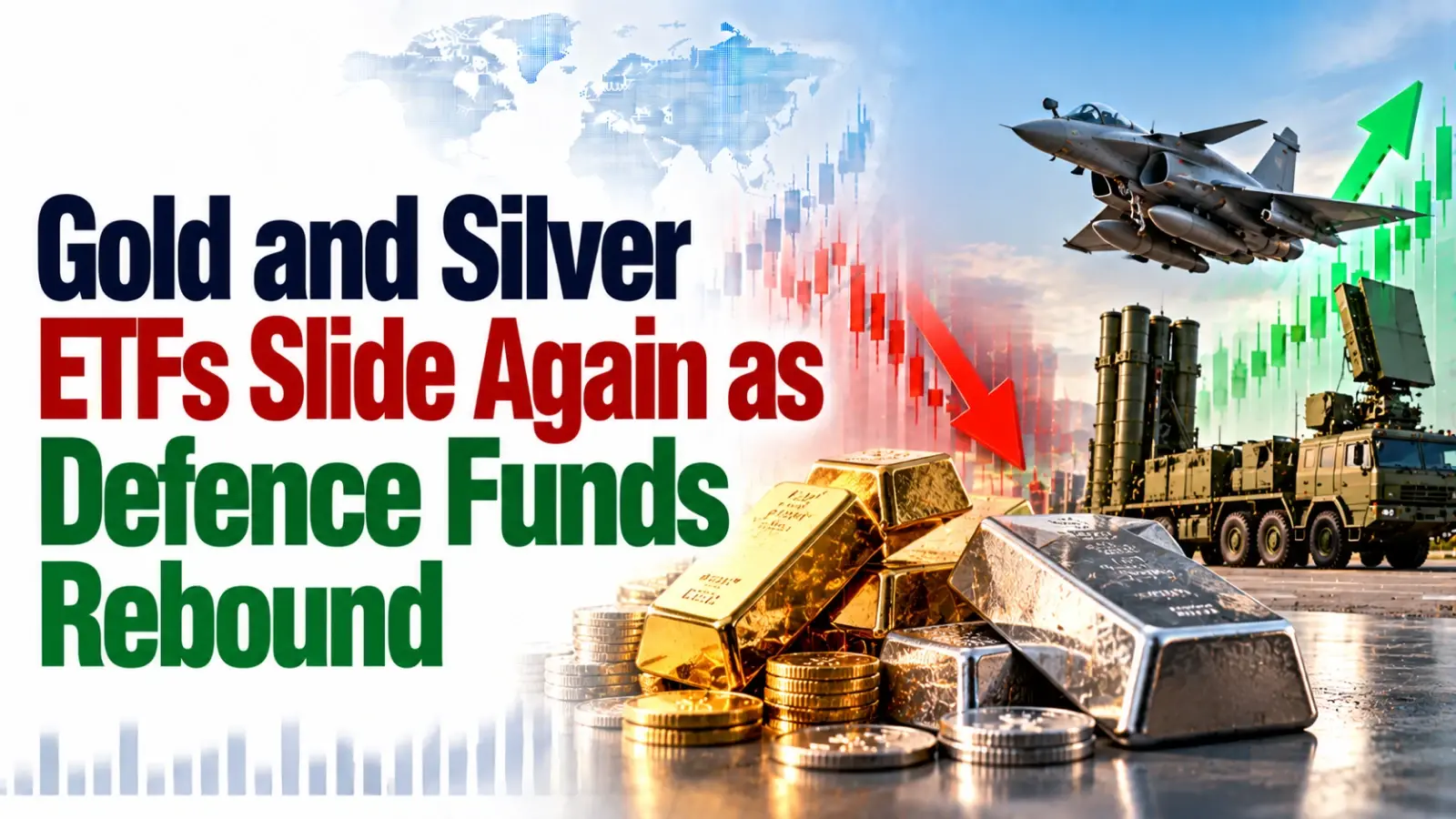 Gold and Silver ETFs Slide Again as Defence Funds Rebound