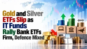 Gold and Silver ETFs Slip as IT Funds Rally; Bank ETFs Firm, Defence Mixed