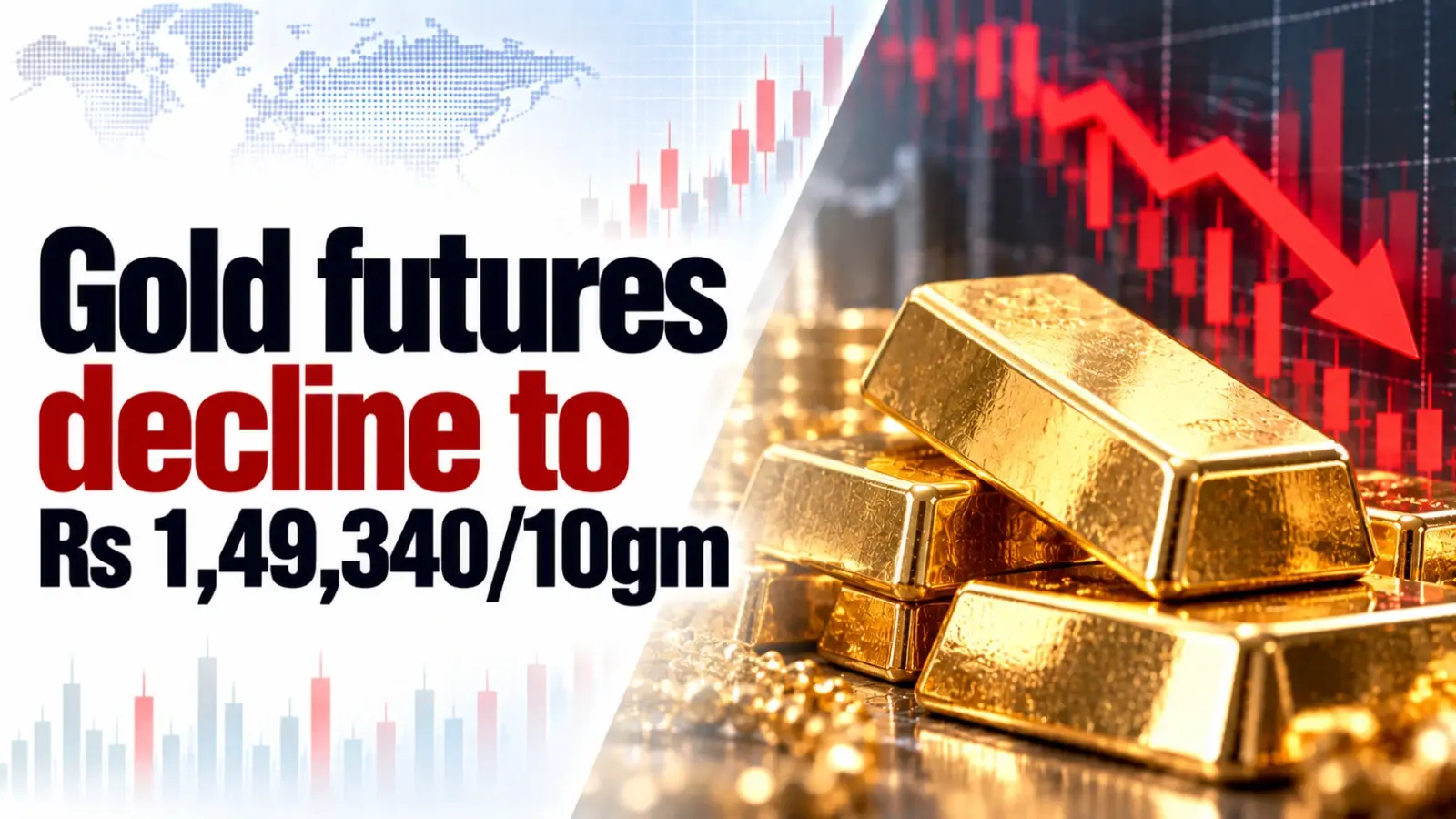 Gold Futures Decline to Rs 1,49,340/10gm