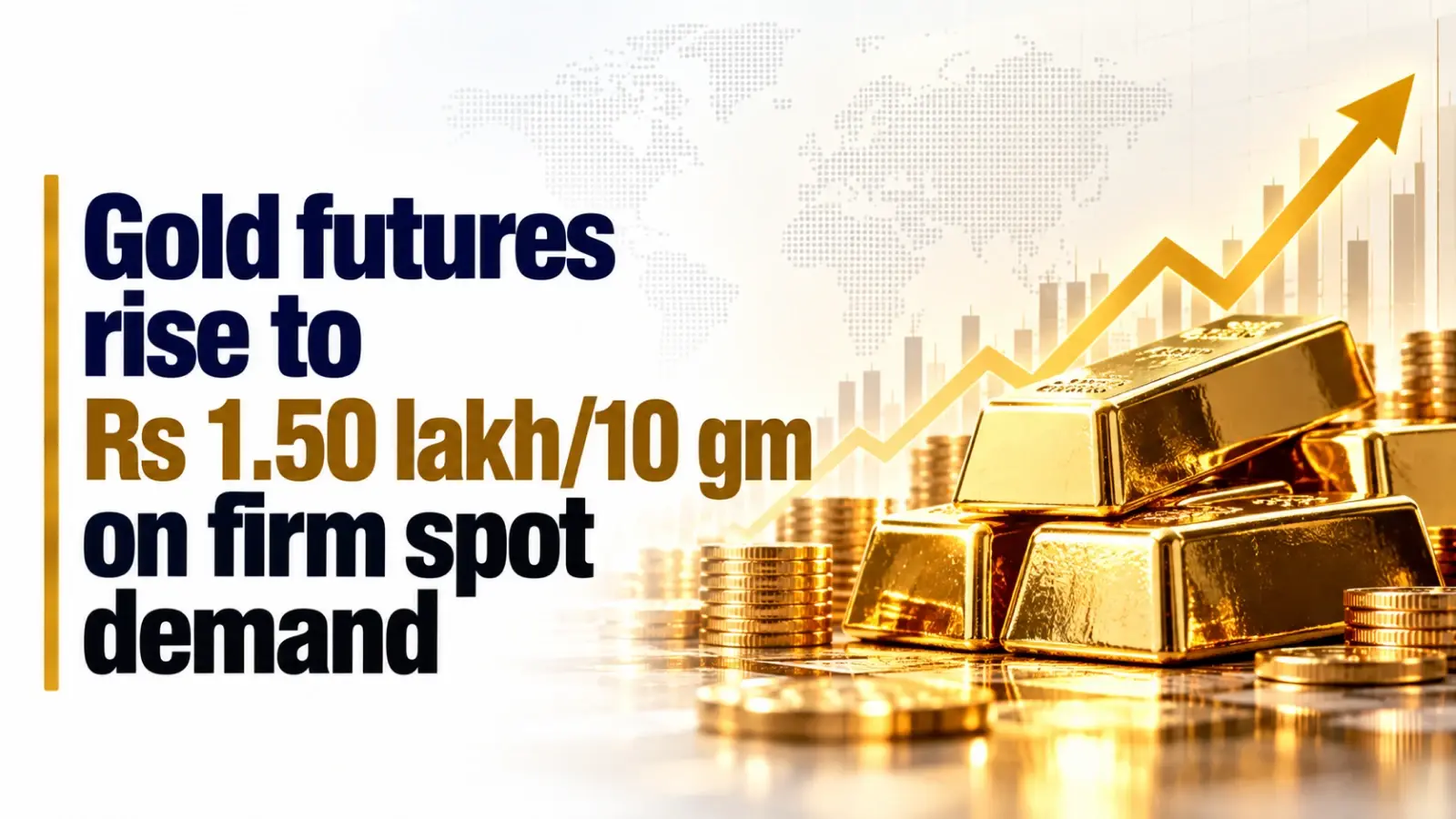 Gold Futures Rise to Rs 1.50 Lakh/10 GM on Firm Spot Demand