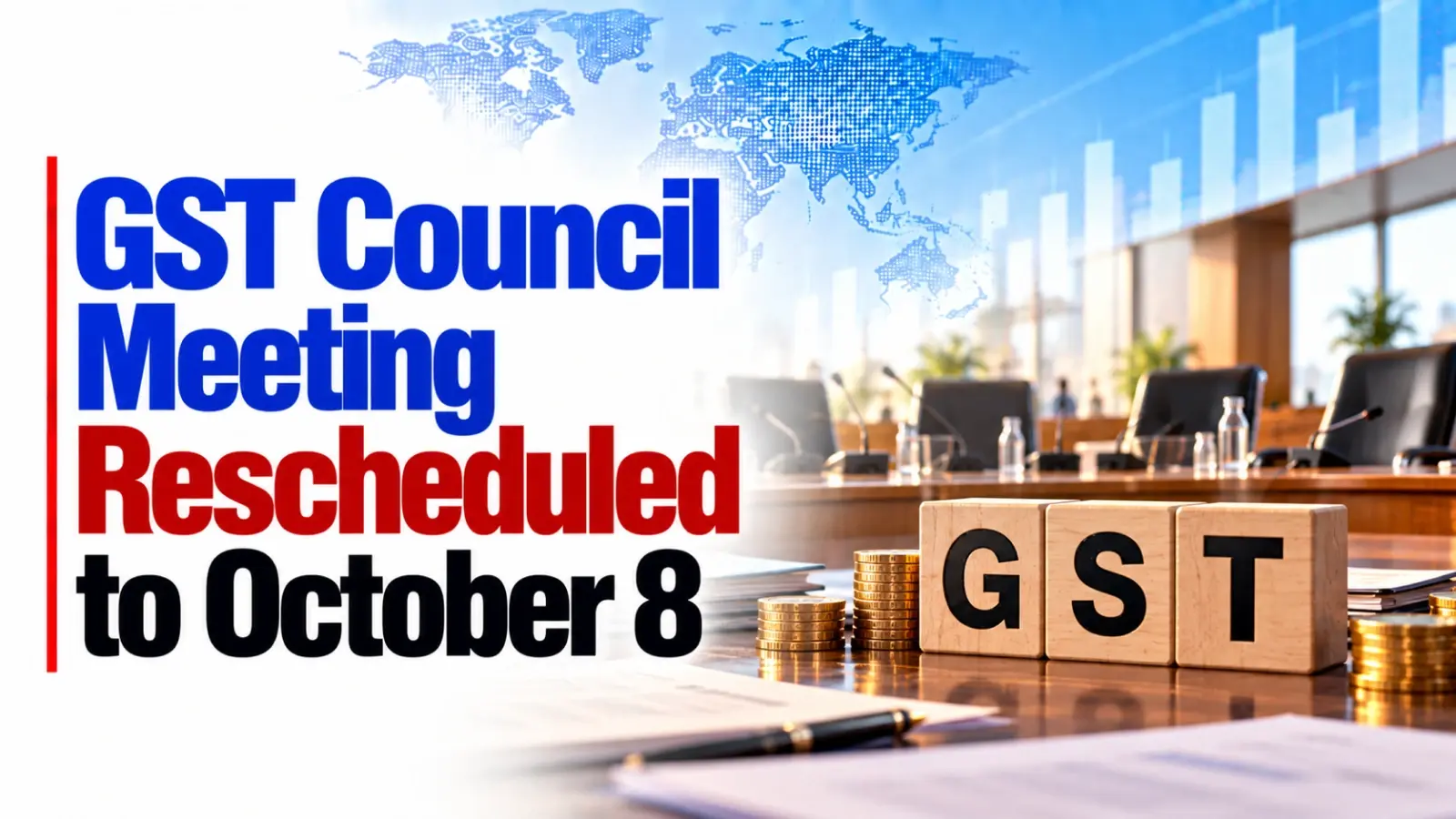 GST Council Meeting Rescheduled to October 8