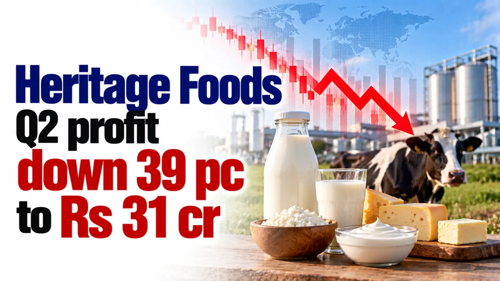 Heritage Foods Q2 Profit Down 39% to Rs 31 Cr