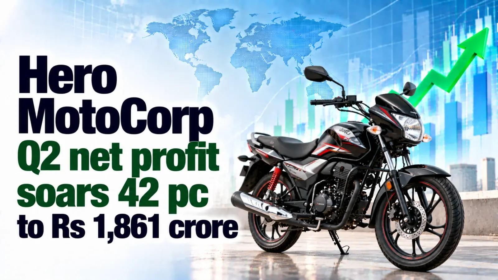 Hero MotoCorp Q2 Net Profit Soars 42% to Rs 1,861 Crore