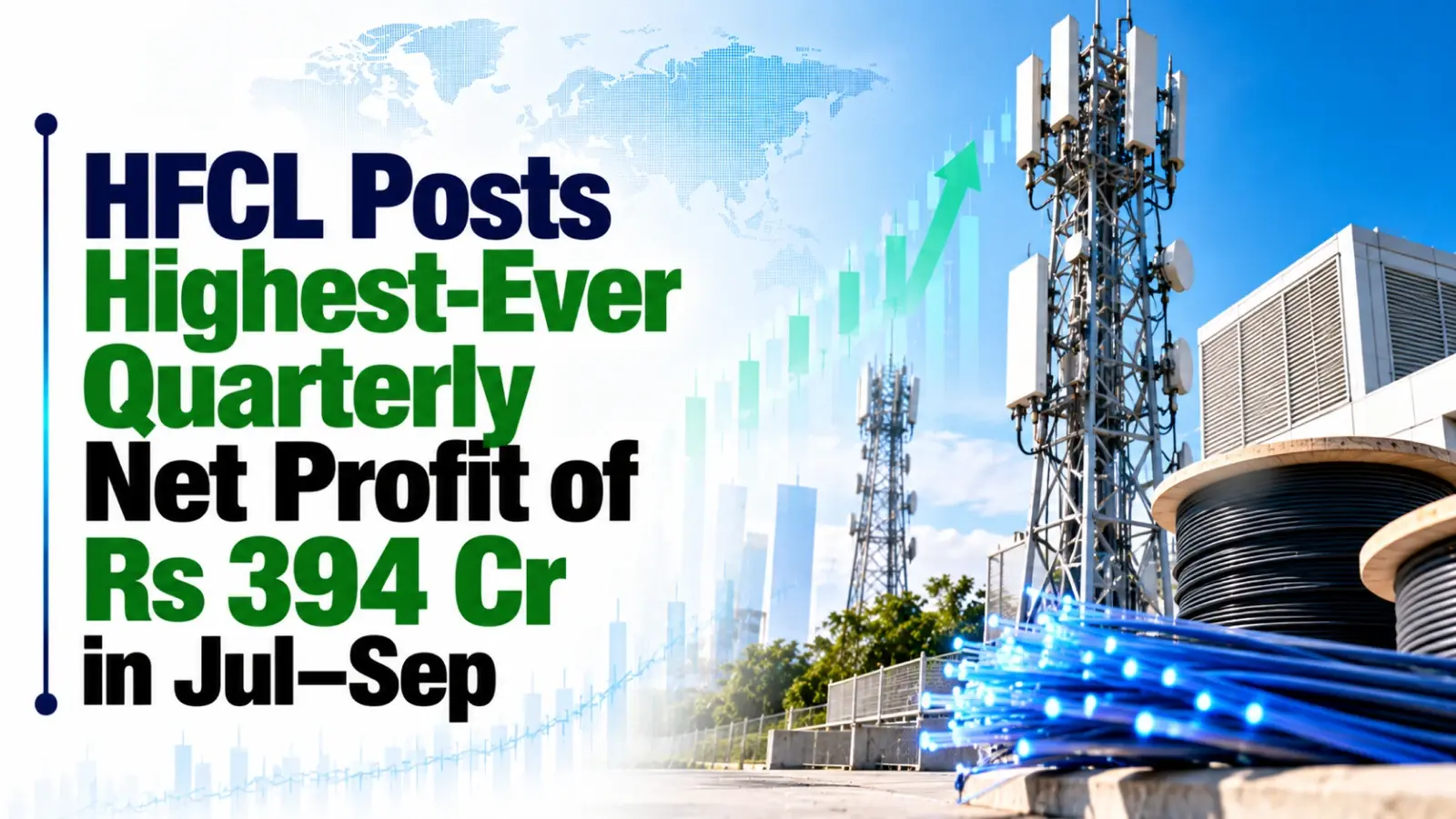 HFCL Posts Highest-Ever Quarterly Net Profit of Rs 394 Cr in Jul–Sep
