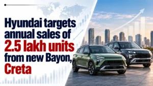 Hyundai Targets Annual Sales of 2.5 Lakh Units From New Bayon, Creta