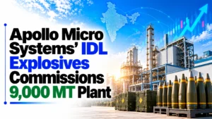 Apollo Micro Systems' IDL Explosives Commissions 9,000 MT Plant; Shares Fall 1.79%