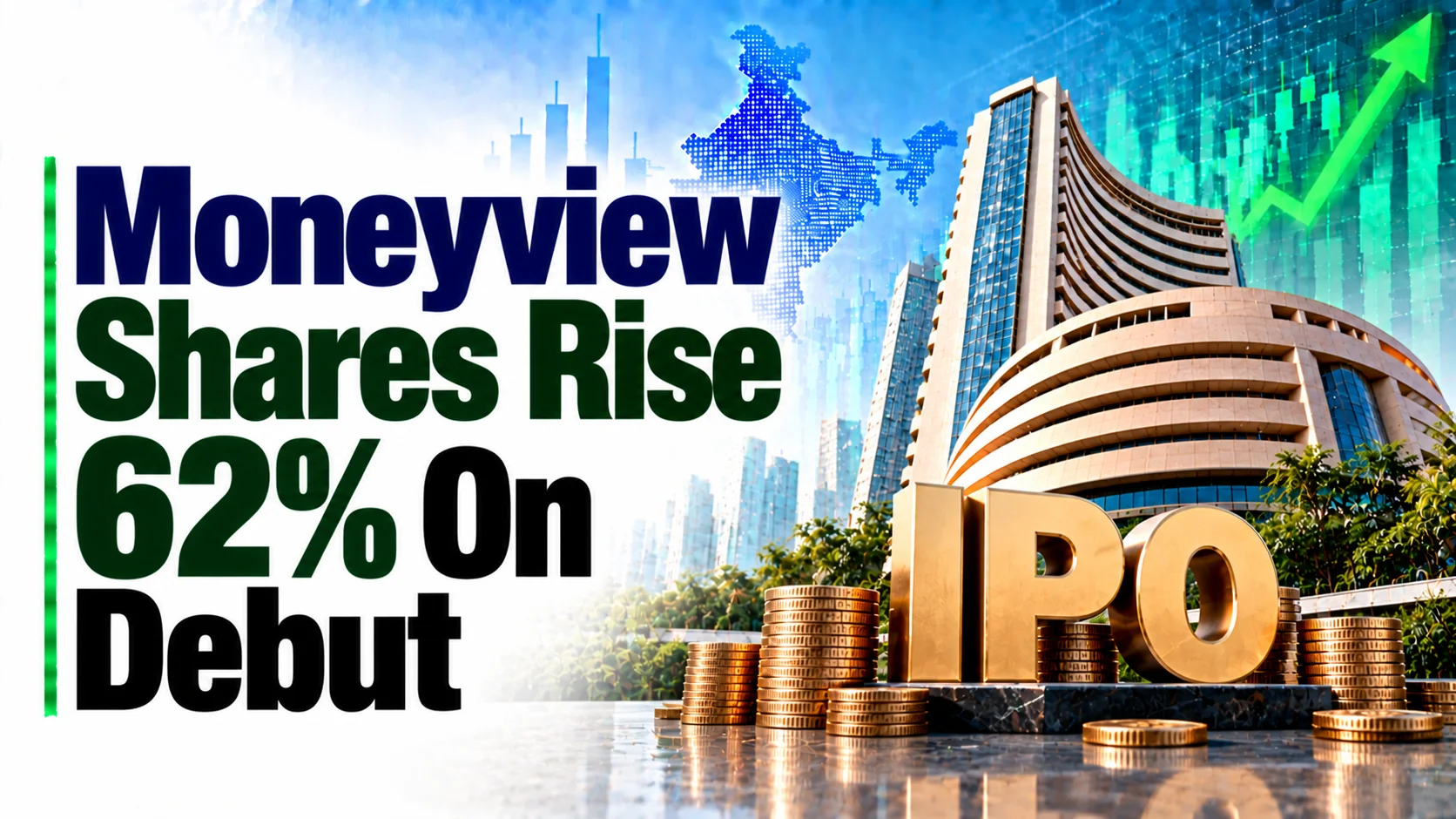 Moneyview Shares Rise 62% On Debut