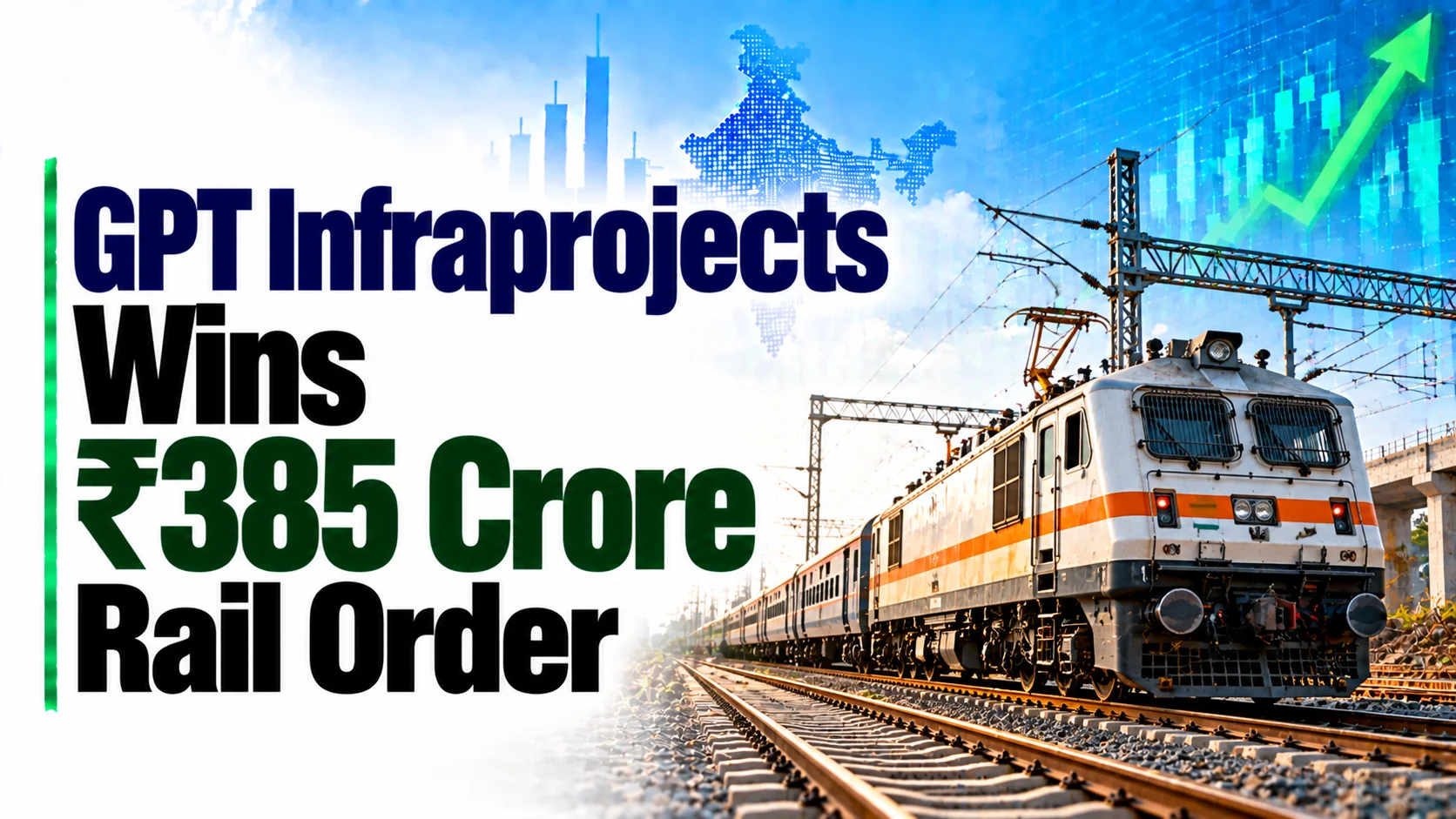 GPT Infraprojects Wins ₹385 Crore Rail Order; Shares Fall 0.75%