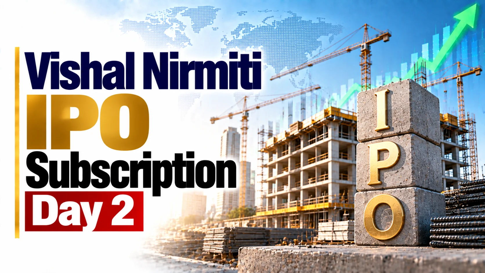 Vishal Nirmiti IPO Subscription Day 2: 0.60x