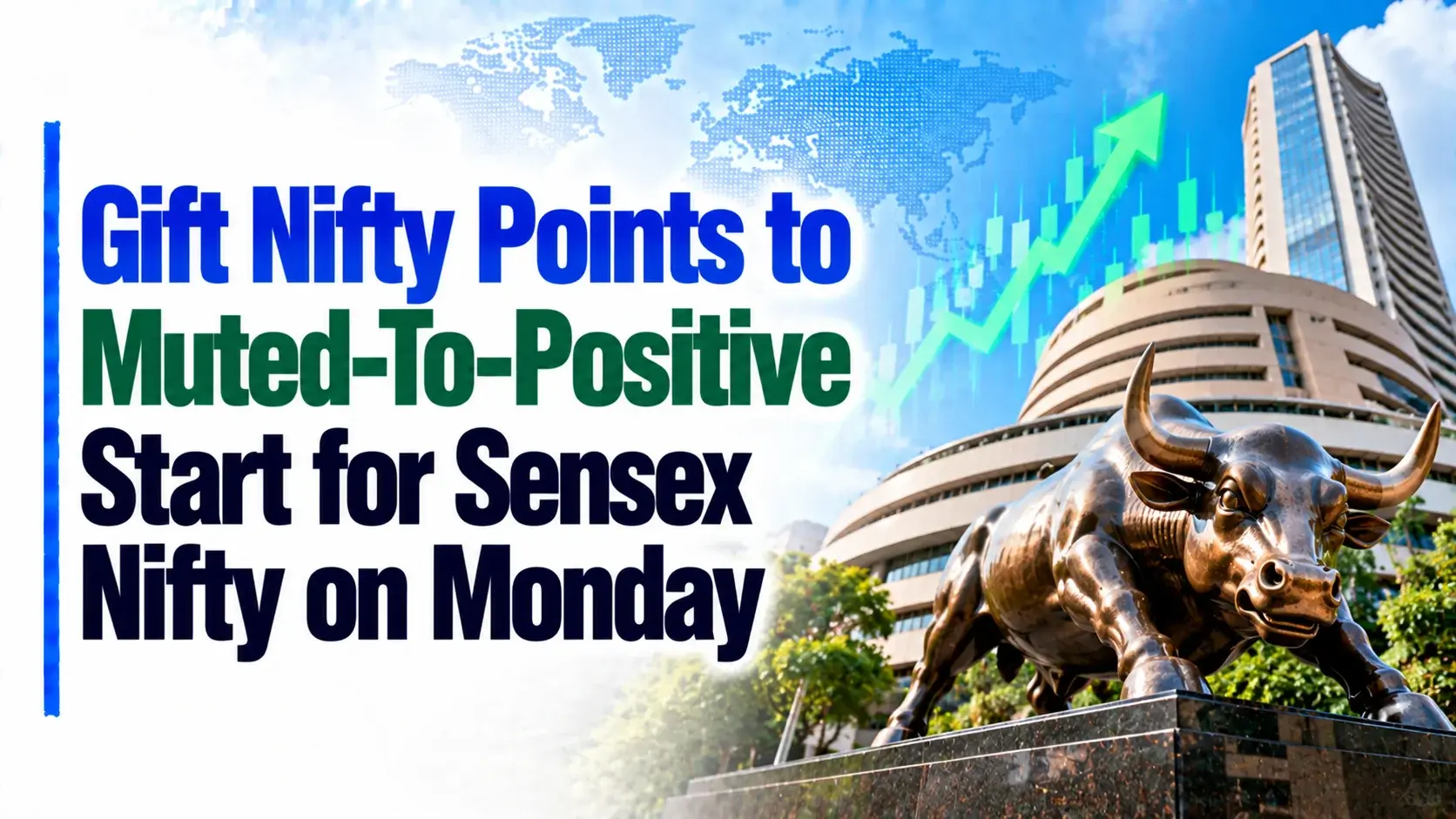 Gift Nifty Points to Muted-to-Positive Start for Sensex, Nifty on Monday