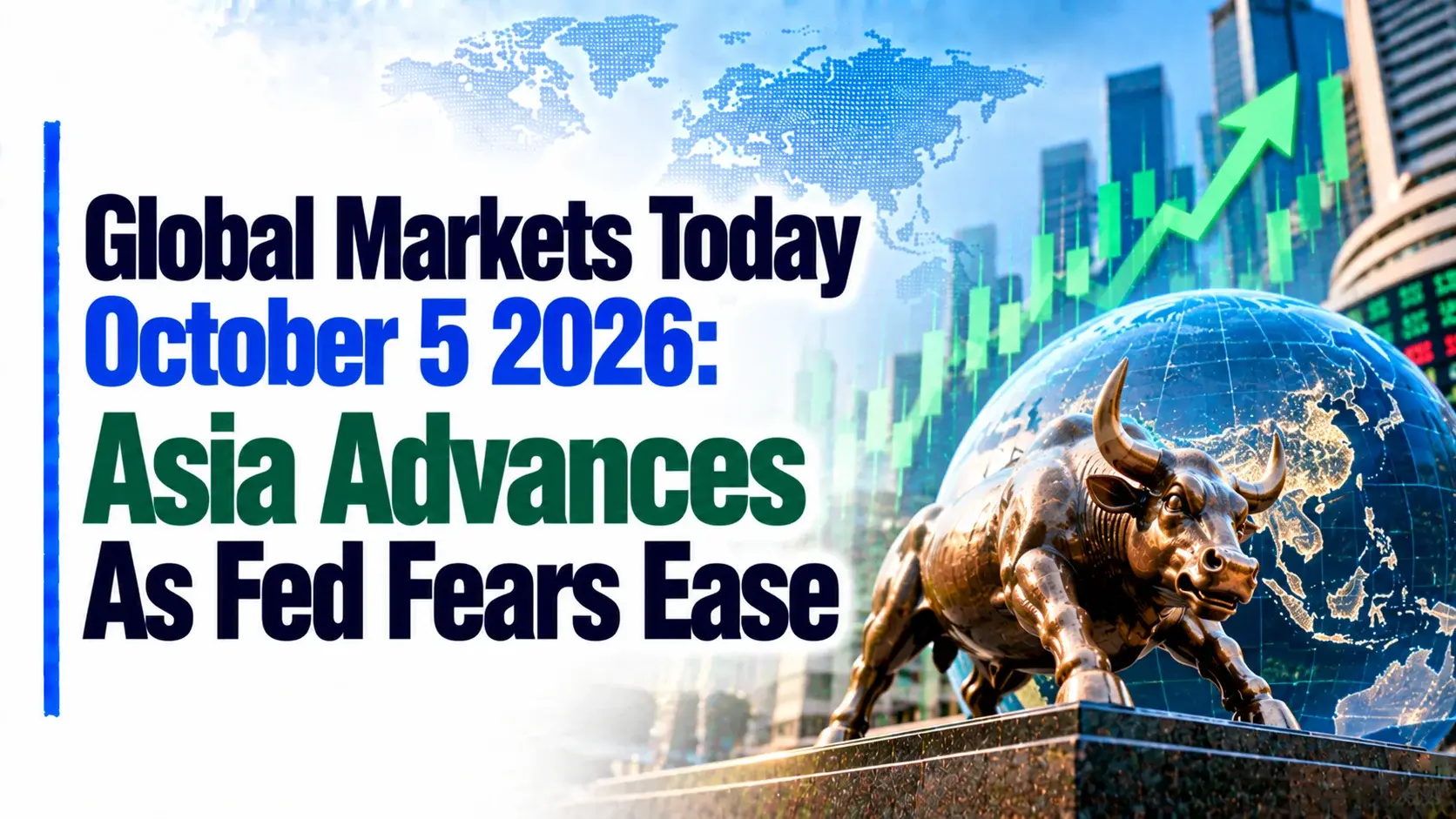 Global Markets Today, October 5, 2026: Asia Advances As Fed Fears Ease, Pointing To Positive Start For Indian Equities