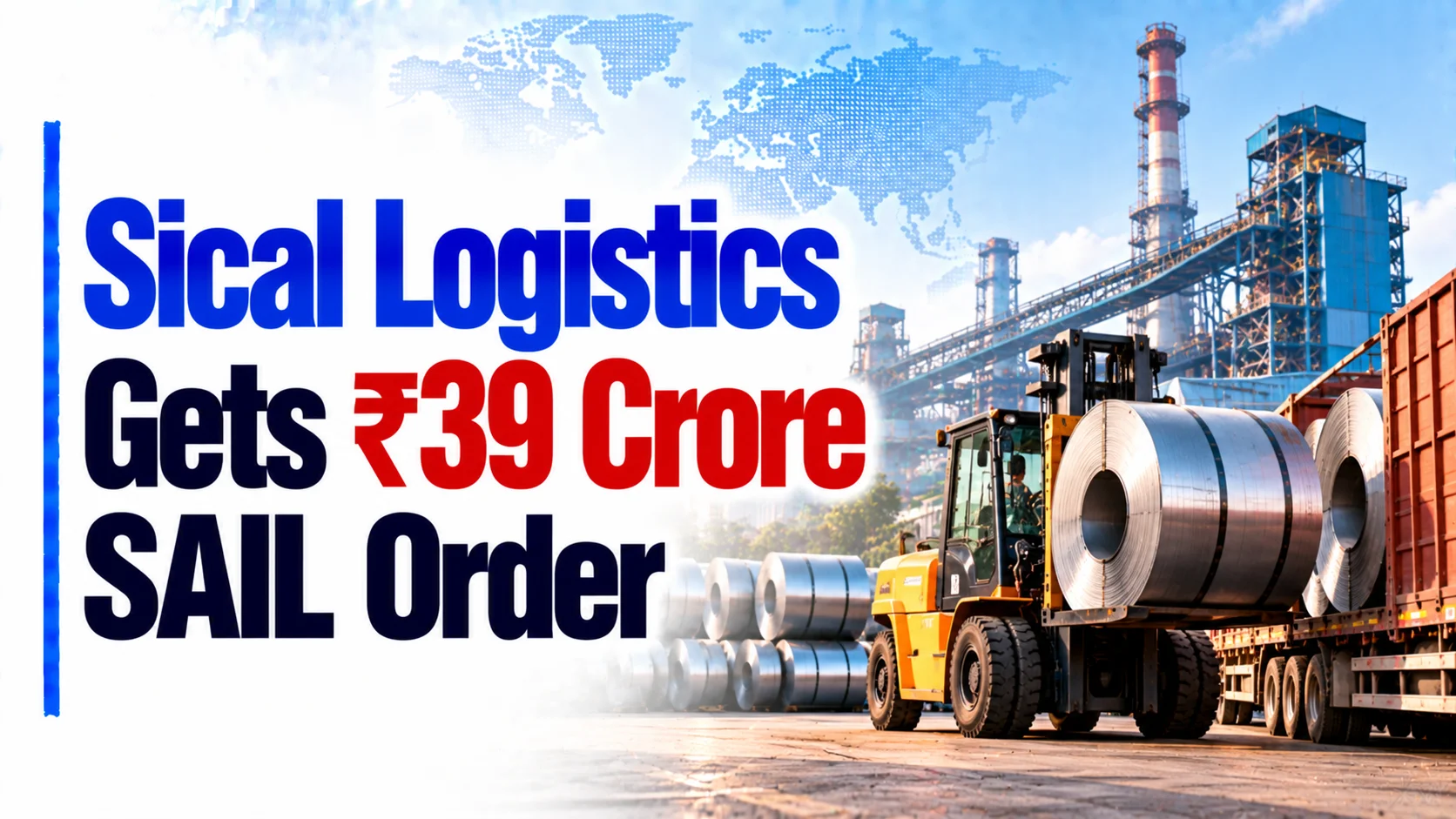 Sical Logistics Gets ₹39 Crore SAIL Order; Shares Rise 3.35%