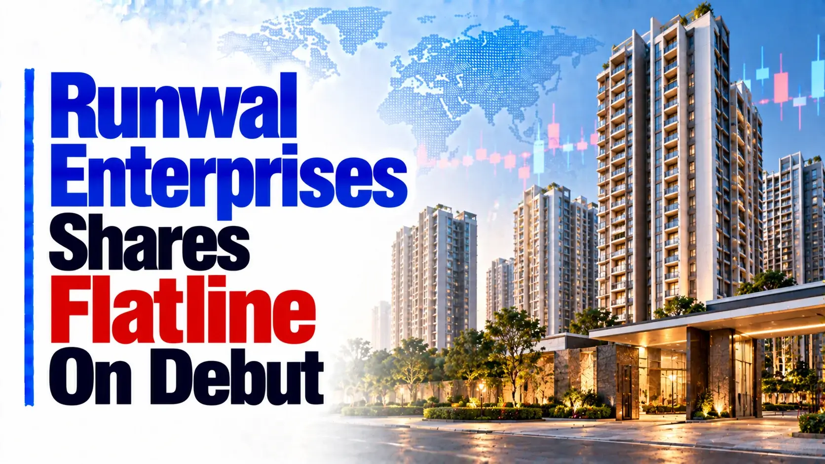 Runwal Enterprises Shares Flatline On Debut