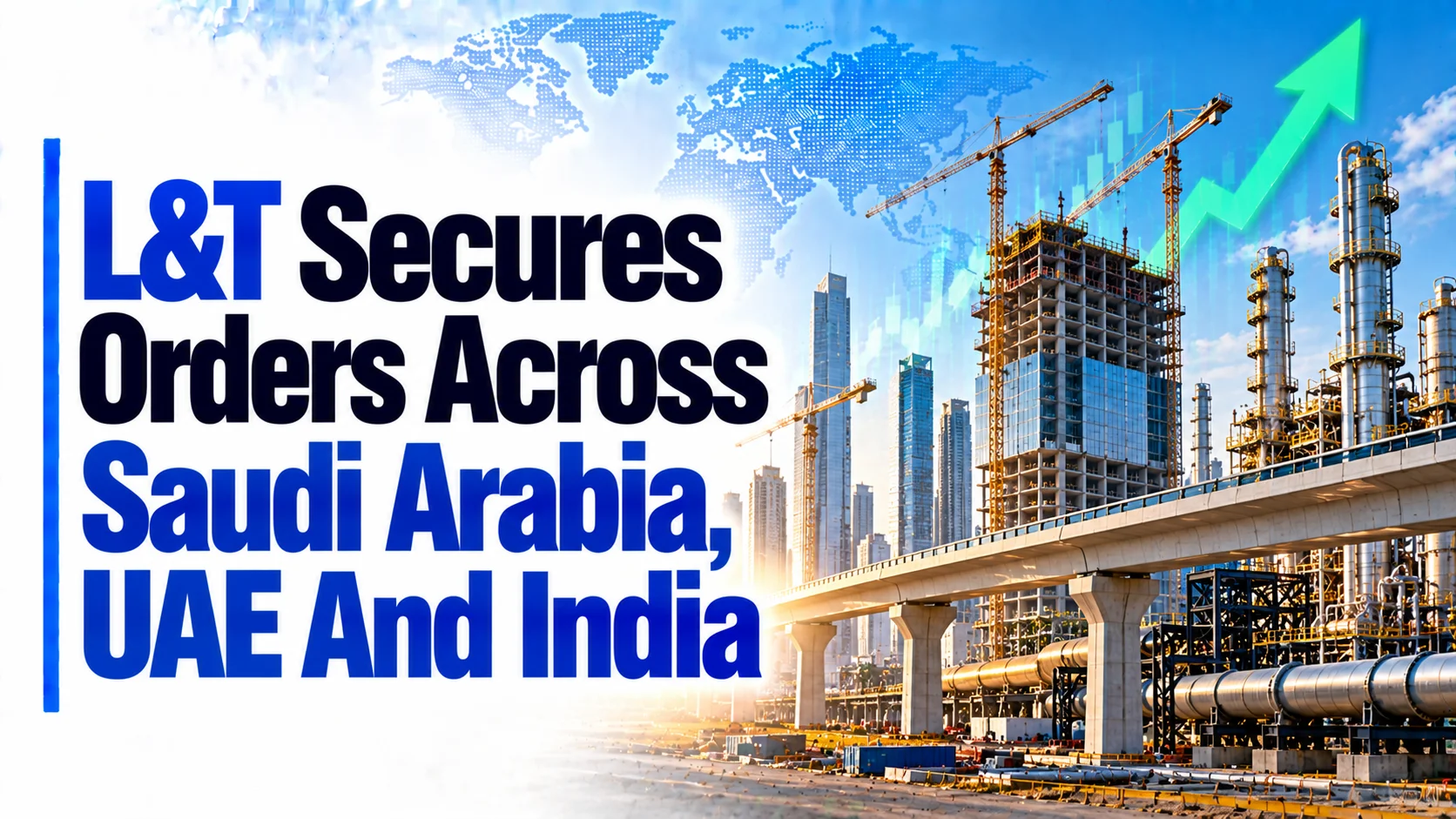 L&T Secures Orders Across Saudi Arabia, UAE And India; Shares Rise 0.92%
