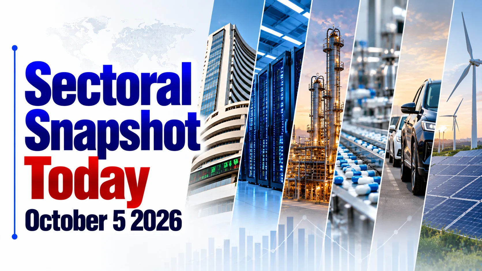 Sectoral Snapshot Today, October 5, 2026: Financials, FMCG Shine; Pharma Ends In Red