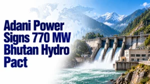 Adani Power Signs 770 MW Bhutan Hydro Pact; Shares Rise 1.44%