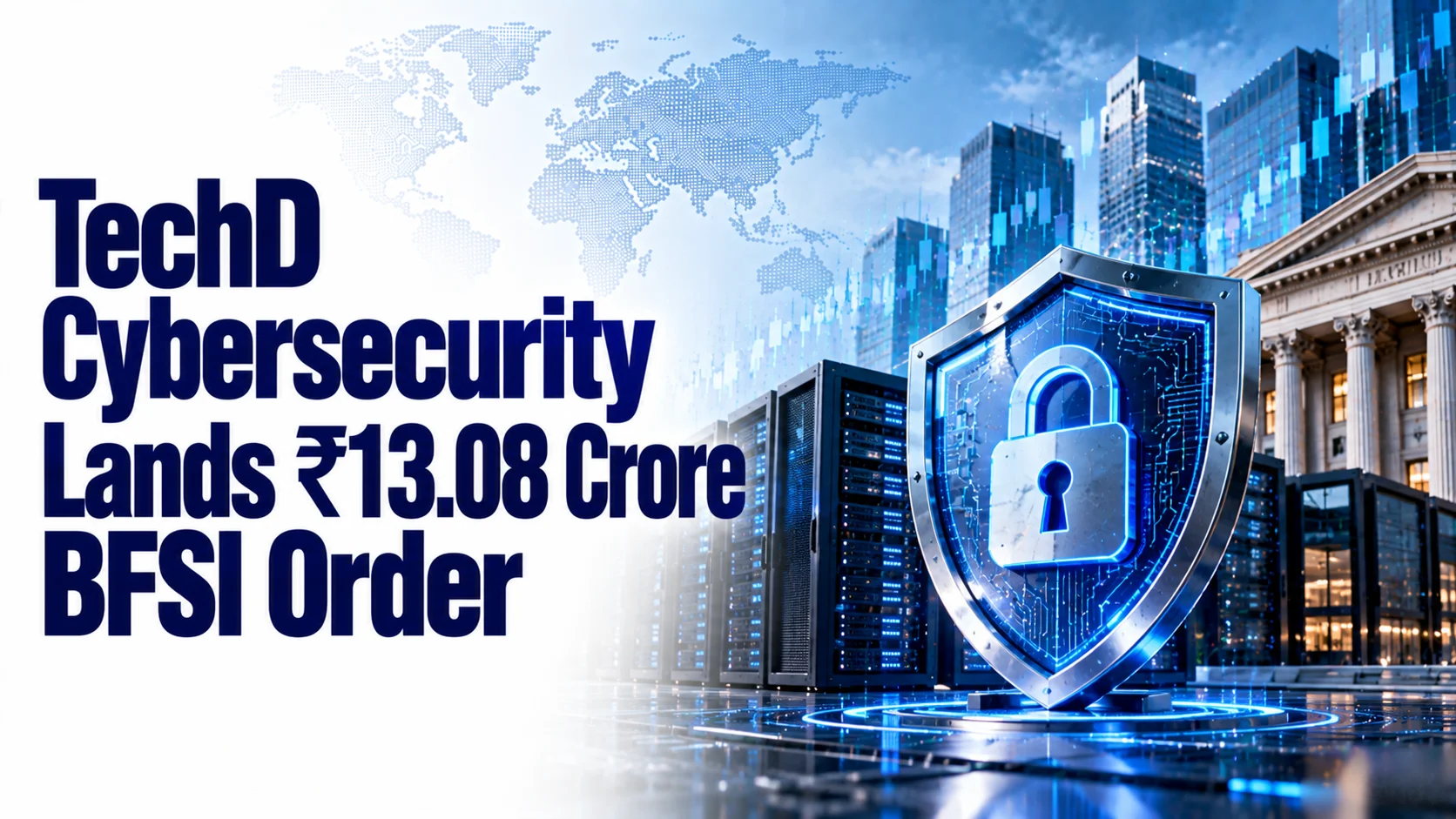 TechD Cybersecurity Lands ₹13.08 Crore BFSI Order; Shares Rise 0.18%