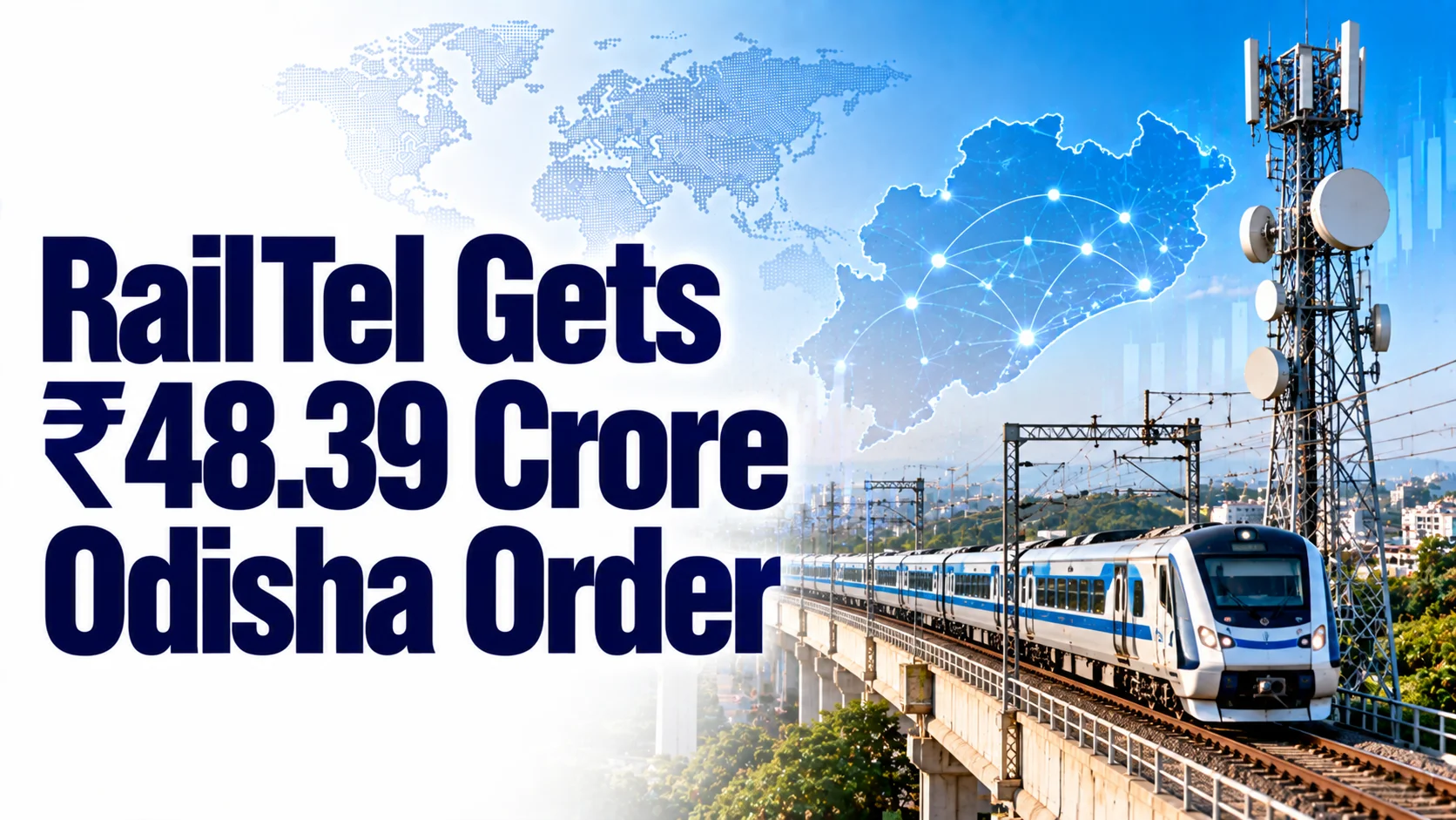 RailTel Gets ₹48.39 Crore Odisha Order; Shares Rise 1.90%