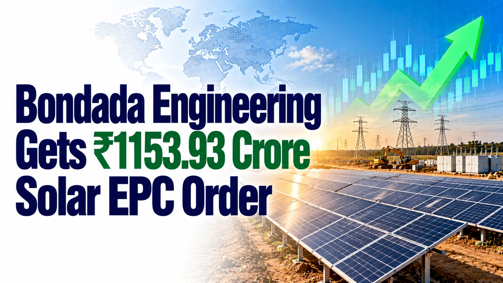 Bondada Engineering Gets ₹1,153.93 Crore Solar EPC Order; Shares Rise 2.65%