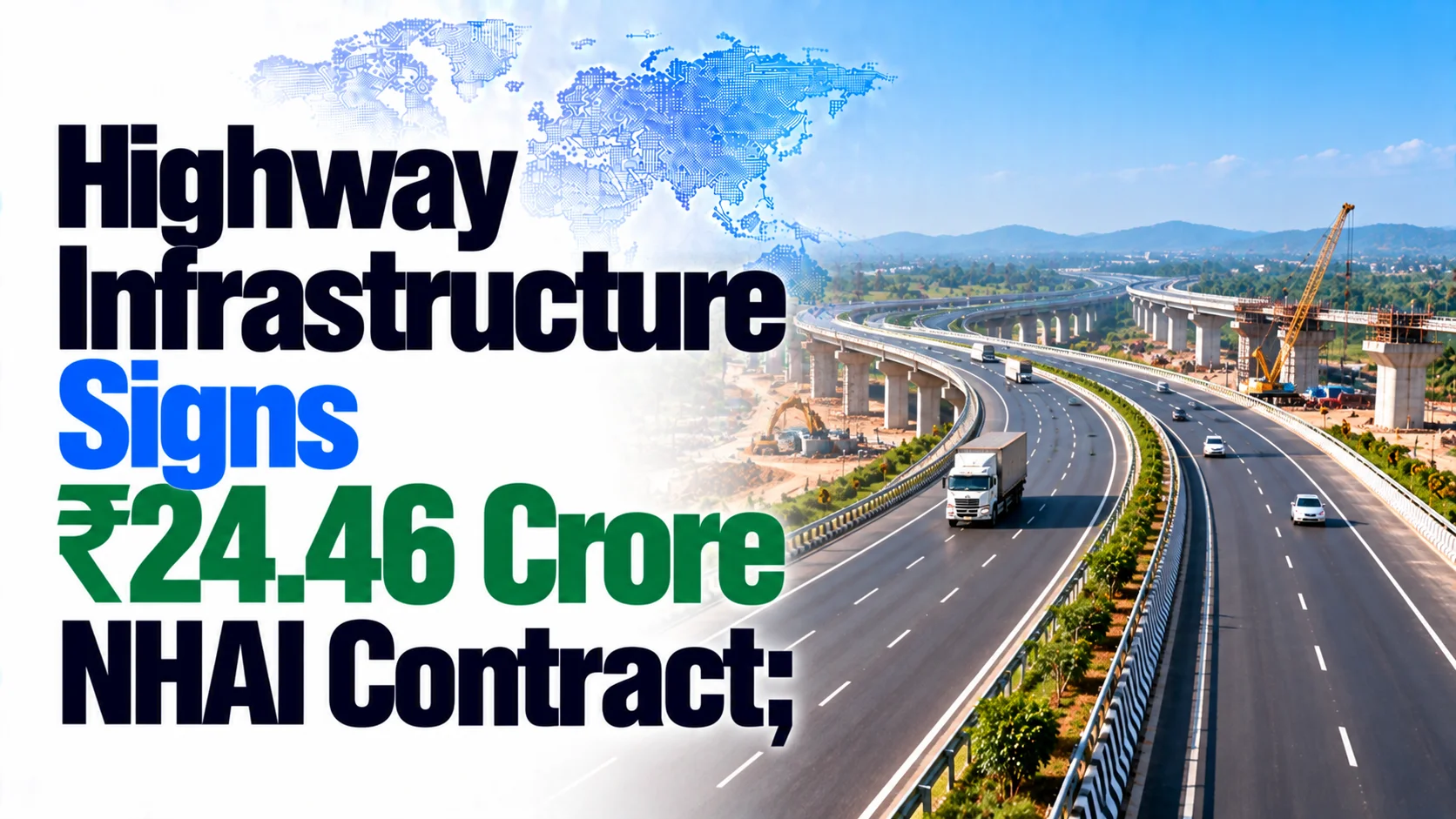 Highway Infrastructure Signs ₹24.46 Crore NHAI Contract; Shares Rise 0.44% 