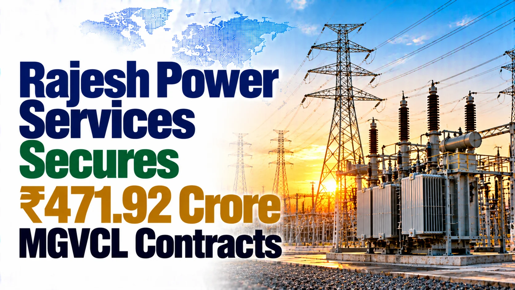 Rajesh Power Services Secures ₹471.92 Crore MGVCL Contracts; Shares Trade At ₹780