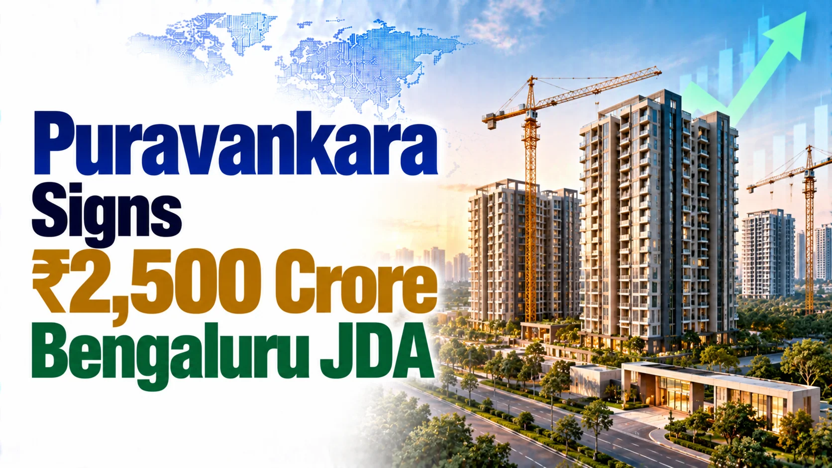 Puravankara Signs ₹2,500 Crore Bengaluru JDA; Shares Rise 1.56%