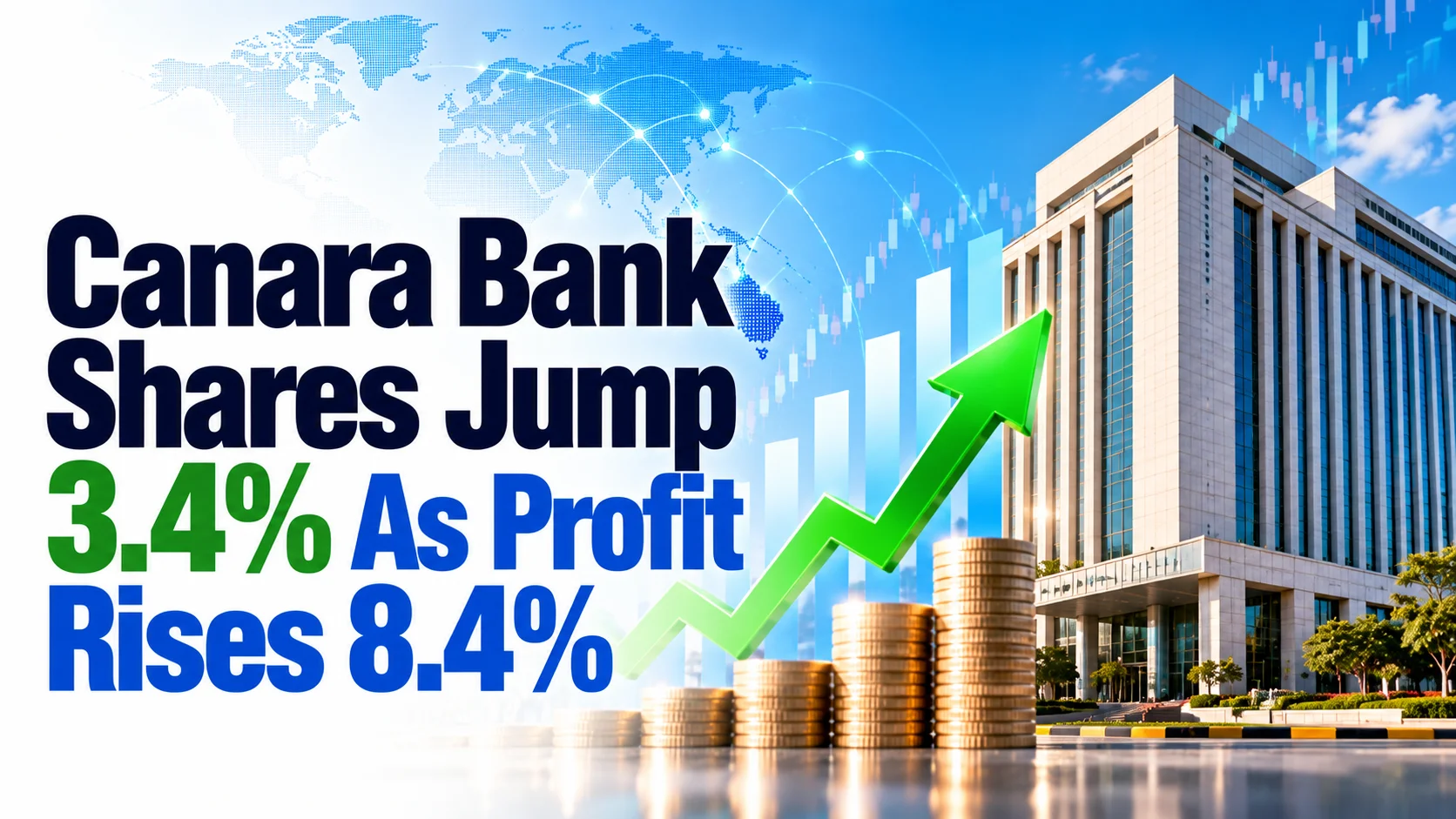Canara Bank Shares Jump 3.4% As Profit Rises 8.4%