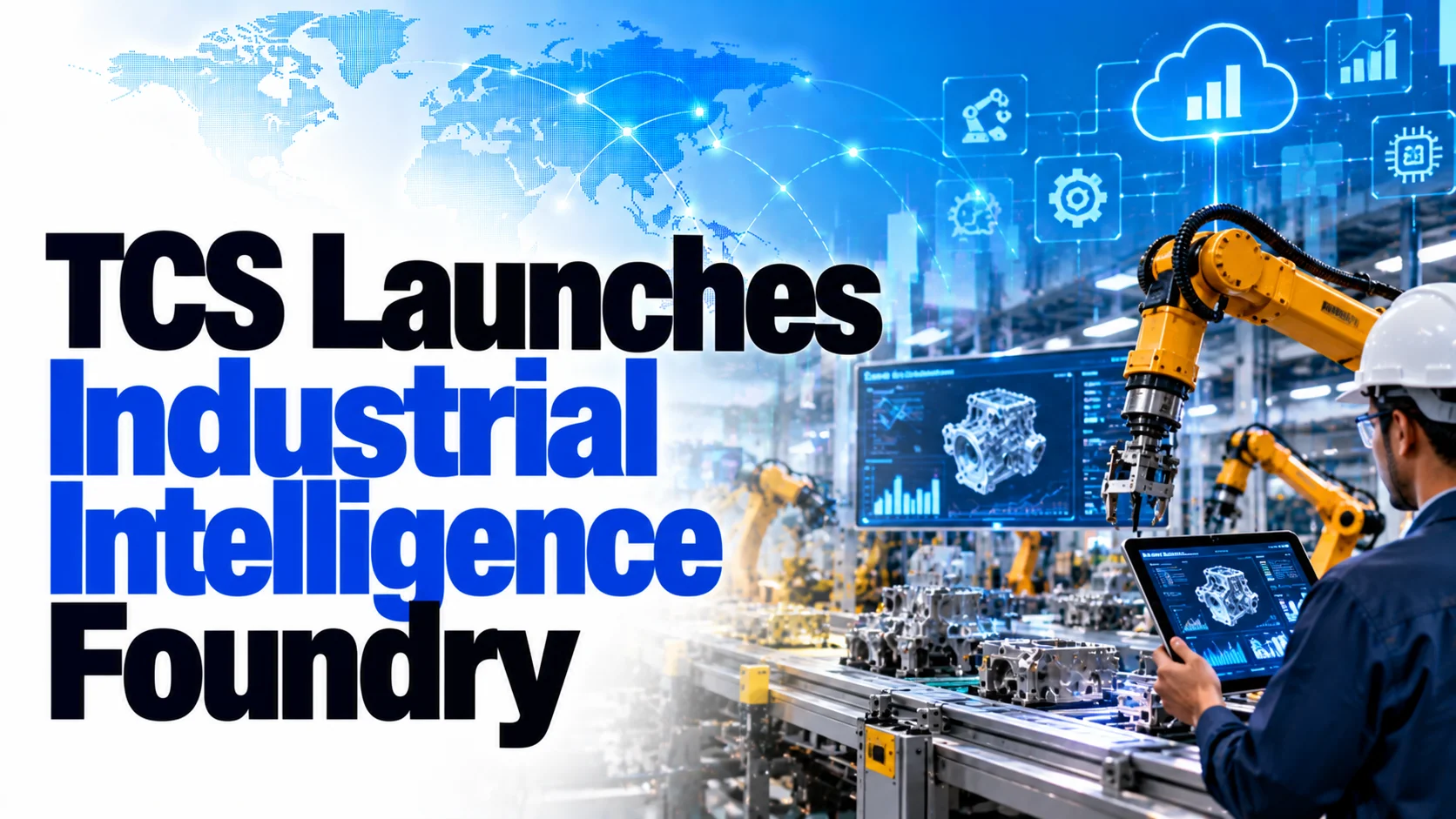TCS Launches Industrial Intelligence Foundry; Shares Rise 2.59%