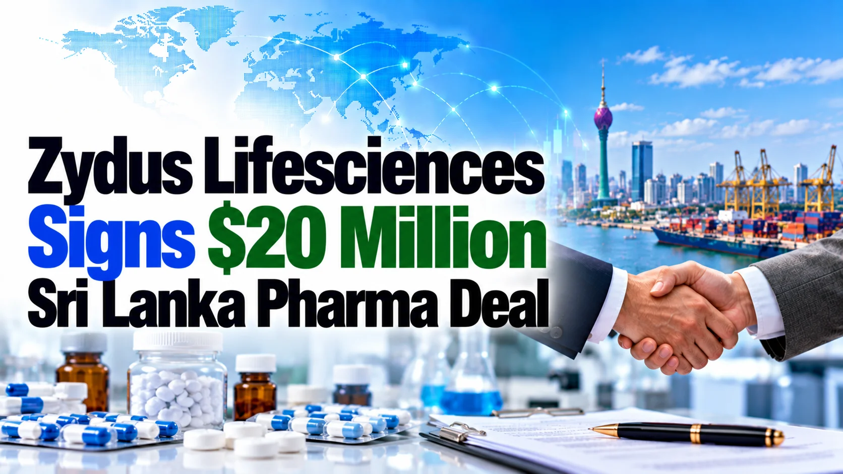 Zydus Lifesciences Signs $20 Million Sri Lanka Pharma Deal; Shares Rise 0.37%