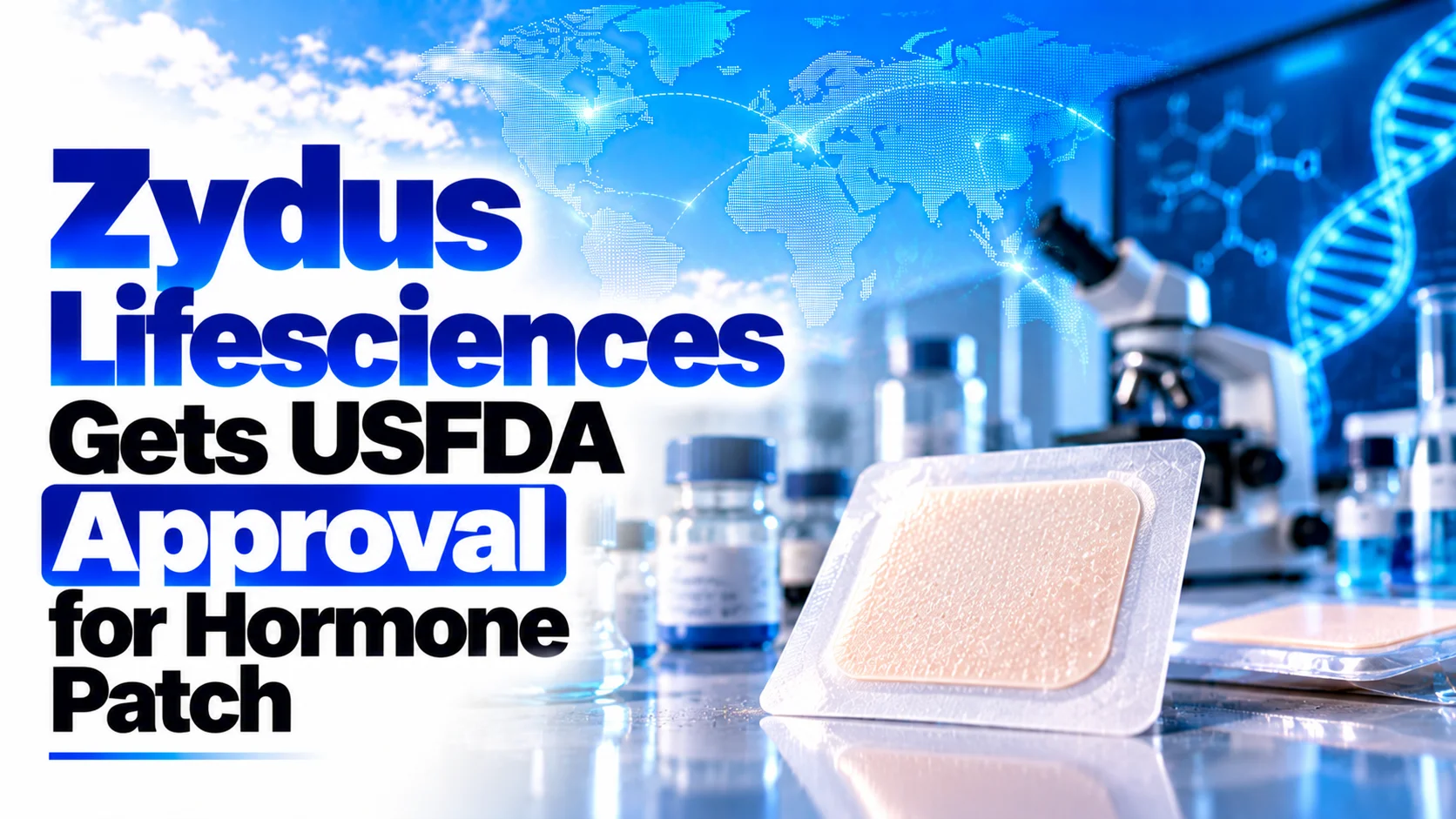 Zydus Lifesciences Gets USFDA Approval for Hormone Patch
