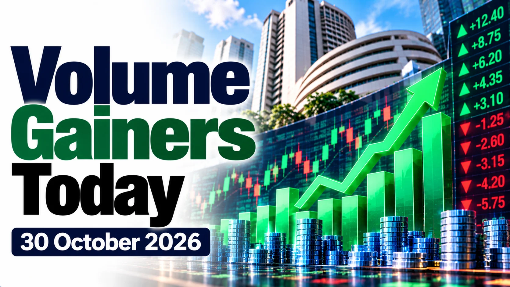 Volume Gainers Today, 30 October 2026 at 11:45 AM IST: Borosil, Quick Heal and Bharat Parenterals Lead