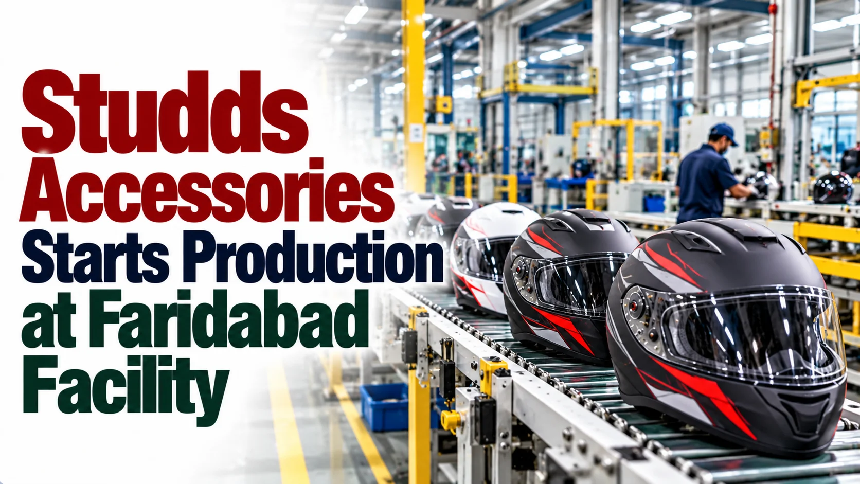 Studds Accessories Starts Production at Faridabad Facility; Shares Down 0.4%