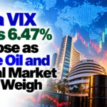 India VIX Rises 6.47% at Close as Crude Oil and Global Market Risks Weigh