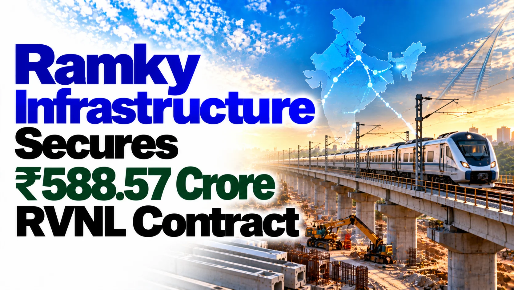 Ramky Infrastructure Secures ₹588.57 Crore RVNL Contract; Shares Rise 1.24%