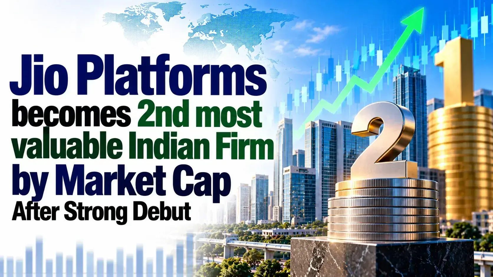 Jio Platforms Becomes 2nd Most Valuable Indian Firm by Market Cap After Strong Debut